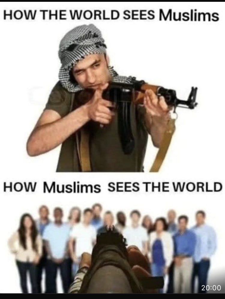 Neccccy's tweet photo. All Muslims are the same !

Regardless of what they say https://t.co/Cyix4K6iJx