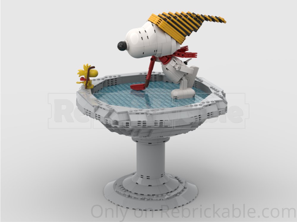 Rebrickable's tweet photo. 21368 Snoopy Ice Skating Modification by aachthor #MOC-279425 #lego #rebrickable #legomoc https://t.co/FAvKX1PWqL
