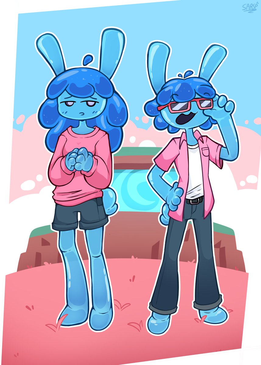 sarsaparillaart's tweet photo. Blub sIblings! 🐰

#Blub #digitalartㅤ https://t.co/k0G9M8X4yK