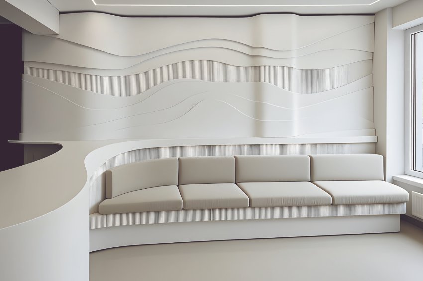 The_Arch_Tech's tweet photo. A dental clinic that transforms smiles has itself been transformed by the organic, sculptural forms of thermoformed HIMACS...

https://t.co/728Hv1UqQ0

( @HIMACSEurope )

#Interiors #Healthcare #Surfaces #Hygiene #Architects #Durability #Aesthetics #Curves #Function #Maintenance https://t.co/mv0yLShgl0