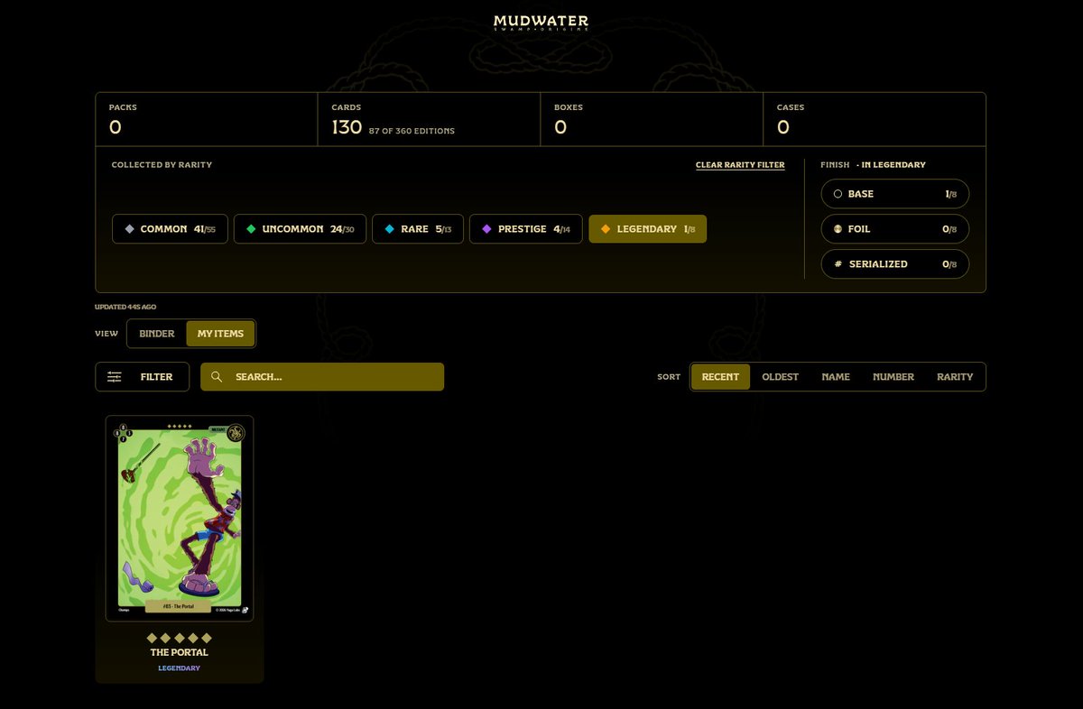 OneSHOTkill_TM's tweet photo. Hi @BoredApeYC Loving the Mudwater collection....

Hoever I am having an issue.

I was lucky and fortunate enough to pull a Legendary... specifically "The Portal"

My issue is that on @opensea I see all my cards except my legendary.

In my phantom wallet the card shows and appears... Why I am not able to show or list this card????

Please help!