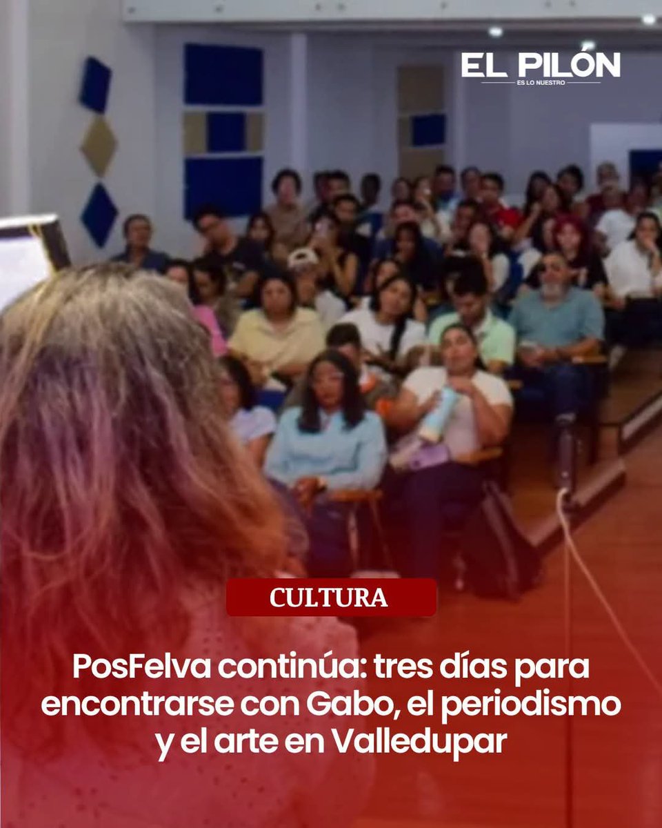 El_Pilon's tweet photo. #Cultura🤩📚 PosFelva continúa: tres días para encontrarse con Gabo, el periodismo y el arte en Valledupar

Lea: https://t.co/b3otinGcuL https://t.co/KaoH7krNNk