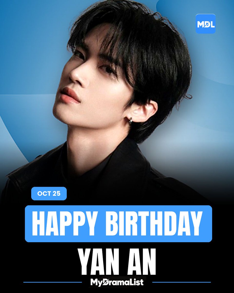 My_Drama_List's tweet photo. HAPPY 30TH BIRTHDAY, YAN AN! 🎉🎂

Happy birthday to former PENTAGON member turned actor Yan An! He has charmed fans in Use for My Talent and played a memorable villain in Fangs of Fortune. He also starred in Veil of Shadows this year, and his first leading role is on the way in Where the Mask Ends.

Also, can we appreciate how multicultural Yan An is? He was born in Japan to Chinese parents; he was in a South Korean band, and he stars in Chinese Dramas?! AMAZING! 

Which Yan An role is your favorite? Leave your birthday wishes below! 💙

#cdrama #chinesedrama #Kpop #Kdrama #YanAn