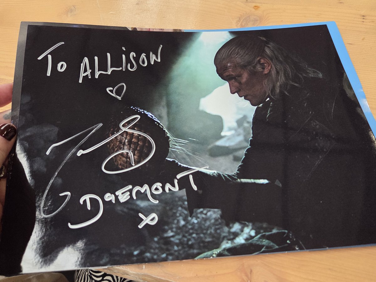 ahlicake's tweet photo. Gave Matt tiny, tiny cross stitch Daemon and we both got excited about Daemon collecting dragon eggs. Got my first " THANK YOU DARLING" 🥰 https://t.co/QWFEfK6x7R
