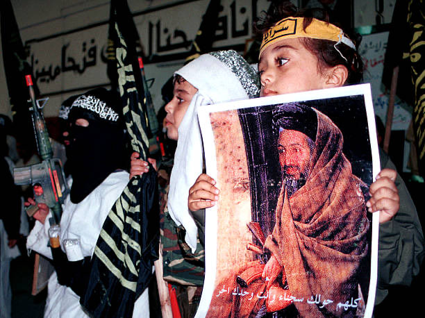 25YearsAgoLive's tweet photo. Palestinian women and children hold an Islamic Jihad rally in support of Osama Bin Laden in Gaza City as men fight from homes in Bethlehem.

Today Israeli tanks and troops moved into Bethlehem to quell the intifada insurgency, causing a sixth day of fighting and protests against the west.