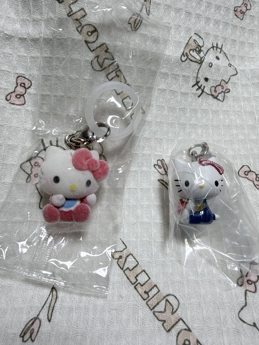 catwalk0606's tweet photo. 今日もピキりまくりで疲弊して帰宅したら、テーブルの上にキティちゃんチャームあって少しだけ元気出ました。 https://t.co/udERWSkTux