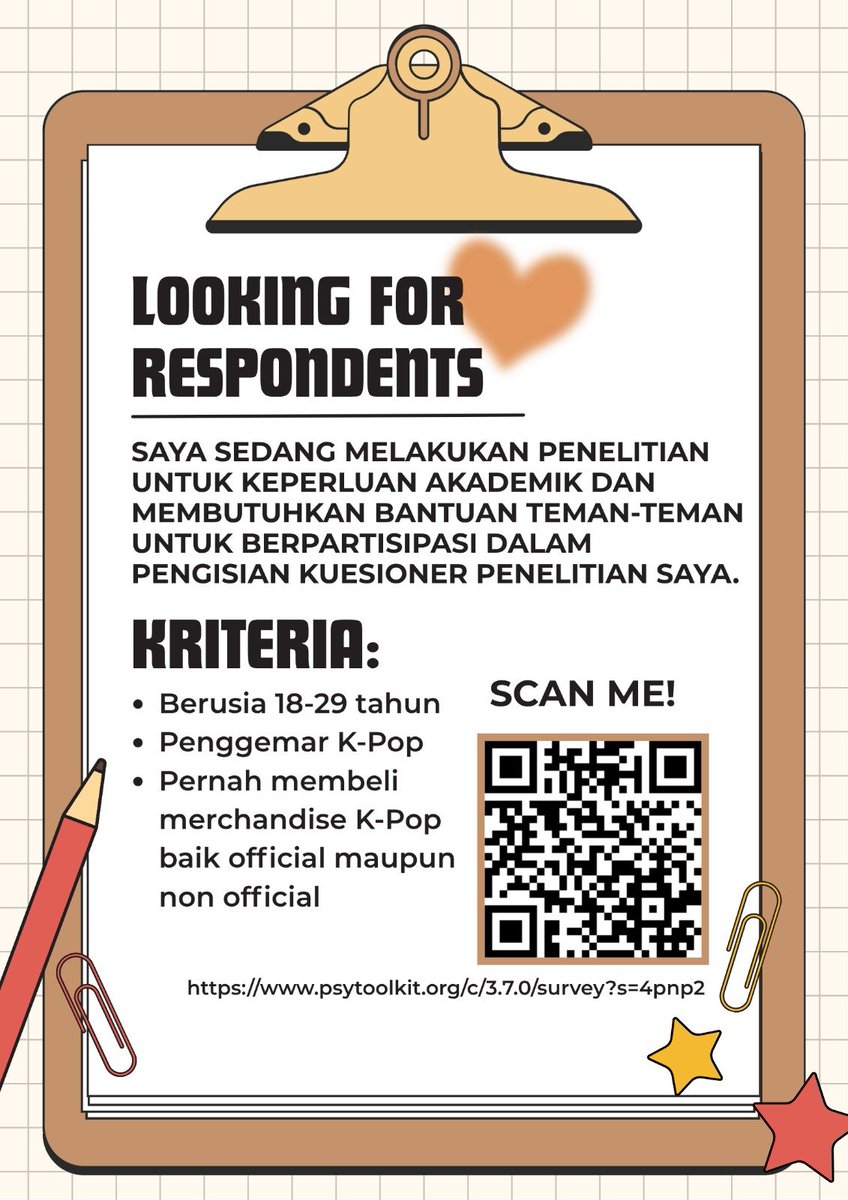 prhincessasa's tweet photo. halo teman-teman! aku mau meminta bantuan untuk mengisi kuesioner tugas kuliah.

https://t.co/svxVxutMfH

🎁 akan ada undian berupa saldo e-wallet/random photocard k-pop official.

kalau mau barter boleh drop link/dm yaa ^_^ https://t.co/QFACstUWn9