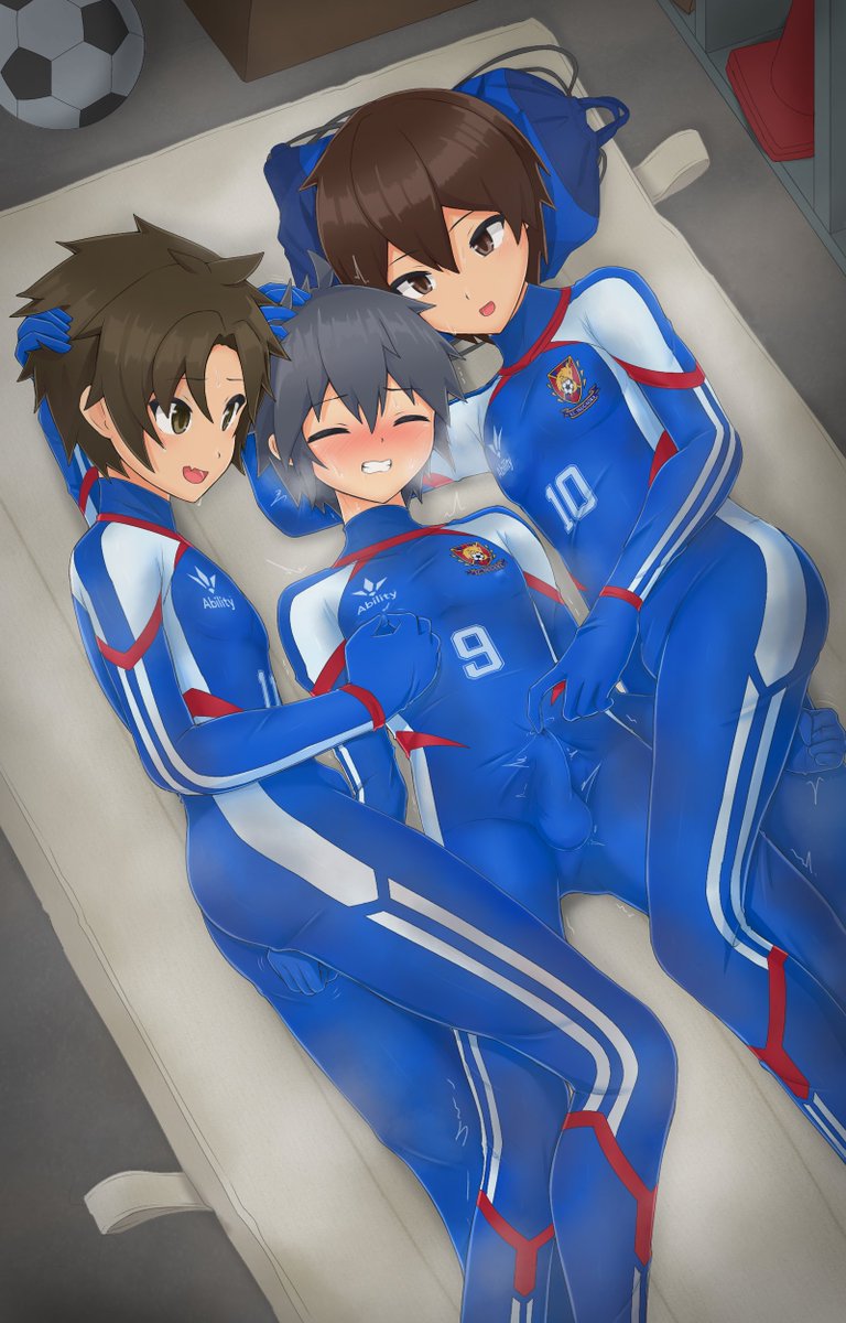 neko_mo4's tweet photo. カリカリされるサッカー少年くん https://t.co/s0NgBGFQTP