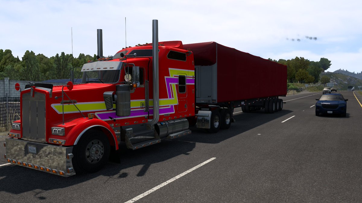 kisaragi08080's tweet photo. 今日はアメトラで少し走りました😊
#americantracksimulator
#ats
#YUTAKASHOP さん https://t.co/rPSfDL77Jq