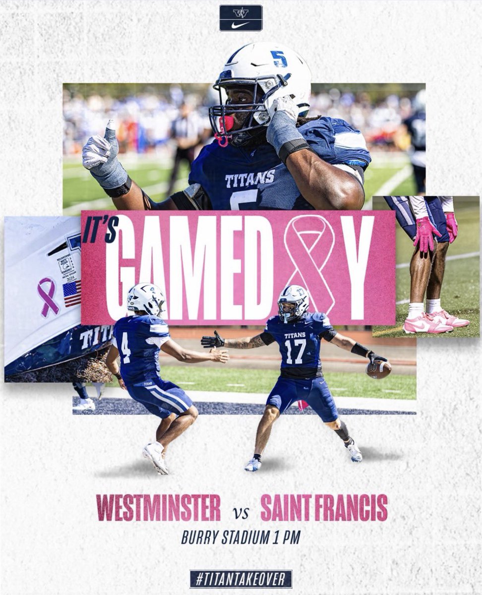 markslezak2's tweet photo. It’s a Titan Game Day!🏈
Join our WCN TV Crew as Westminster hosts Saint Francis. Air time 12:45 on https://t.co/kvbRXt15qR 😎 https://t.co/hVdSqH0AsS