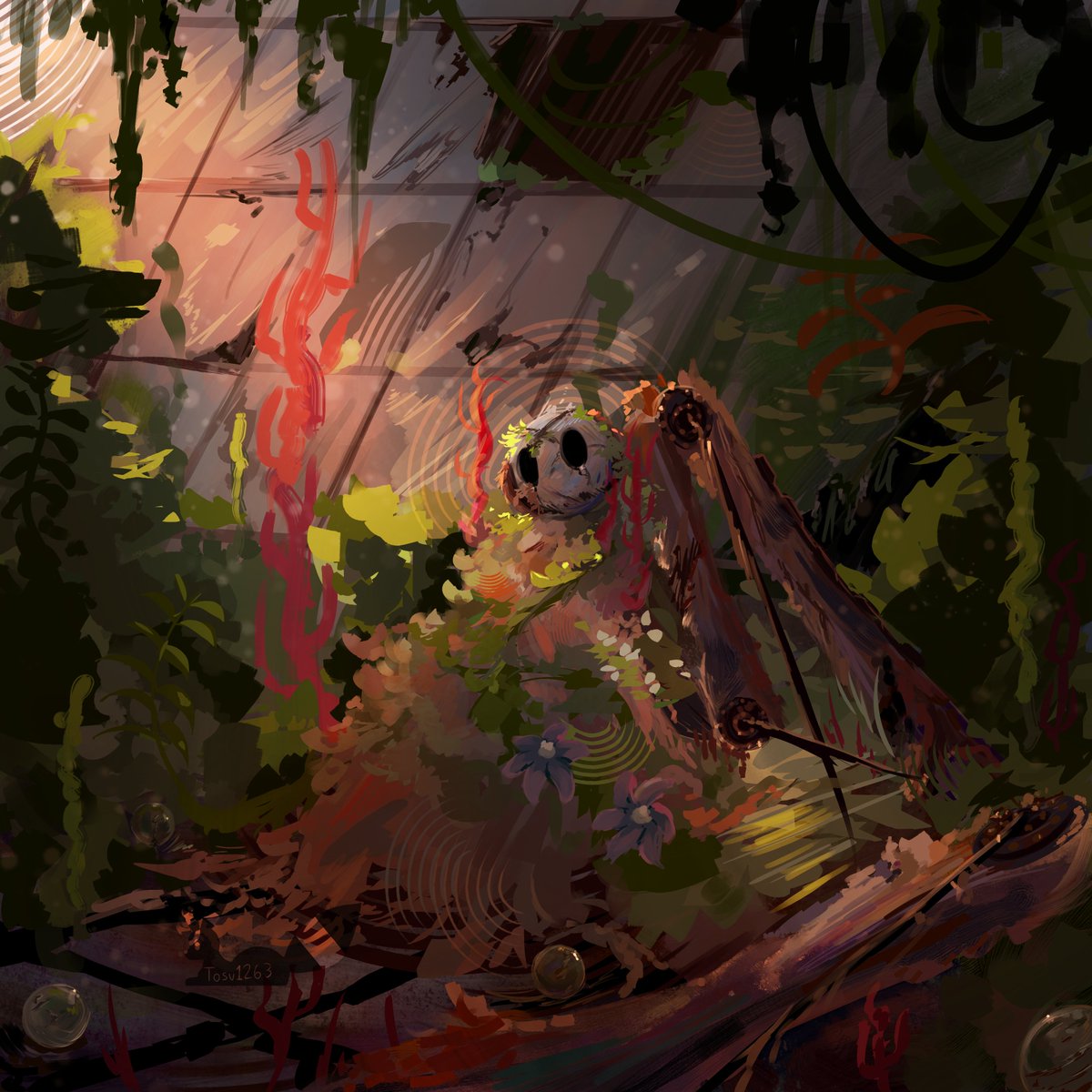 Tosu1263's tweet photo. #Rainworld #rainworldfanart 

not even a Sliver remains https://t.co/iigYnfBQLx