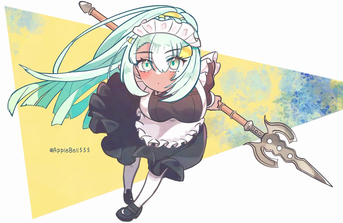 AppleBell555's tweet photo. ボツラフ供養メイドエスメちゃん②（Esmeralda）
ミニもよき…✨✨ https://t.co/n2WZqW0MJA