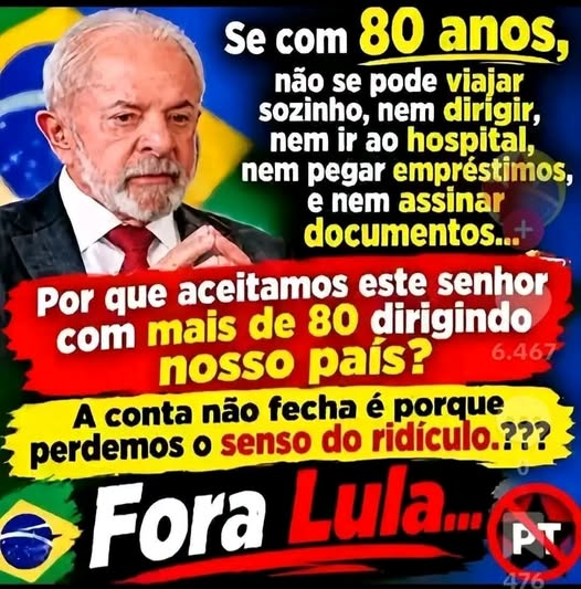 Regina23Almeida's tweet photo. #ForaLulaCorruPTo https://t.co/sYtaasaKM5