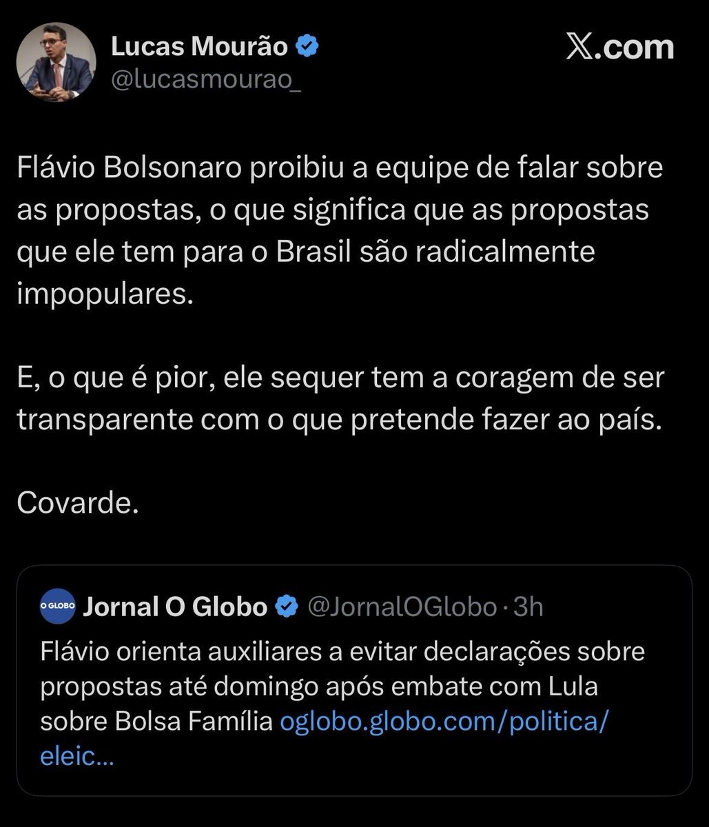 BrScorpioAntifa's tweet photo. @valoreconomico Flávio não tem proposta. Está concorrendo única e exclusivamente para se proteger das infinitas suspeitas. #ExplicaAlgumaCoisaFlavio https://t.co/KkEWtrQ9e7