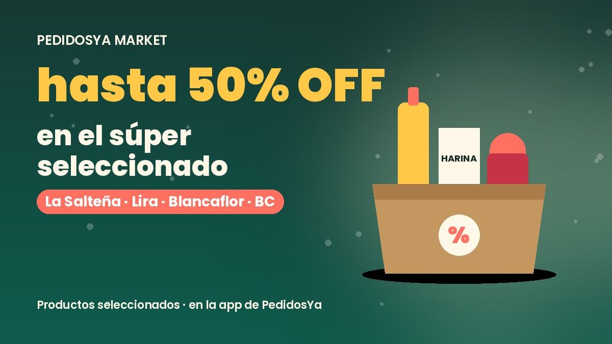 ofertologa's tweet photo. súper a mitad de precio en PedidosYa Market 🛒💛

hasta 50% off en seleccionados: ravioles La Salteña, aceite Lira, harina Blancaflor, mermelada BC y varios más

para llenar la alacena tranqui este finde 🍝

@pedidosya 👉 https://t.co/hG1K5GUVXG https://t.co/2ksGXm0Yqm