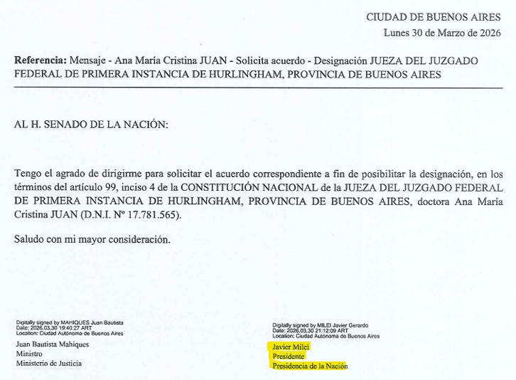 CarlosGlei's tweet photo. #TodoNormal
"Milei nombró jueza en julio a la esposa del magistrado que ahora lo sobreseyó en la causa $LIBRA" https://t.co/BSB9LwH4WA