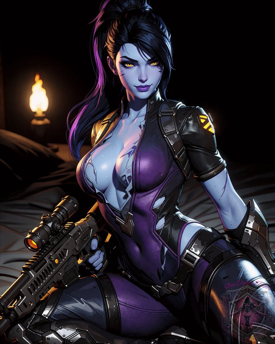SkyeDigitalTale's tweet photo. Widowmaker
---
Check out my links and follow for more 😉🩷
#aiart #aigirl #digitalart #digitalillustration #Widowmaker #Overwatch #Talon #Sniper #FanArt https://t.co/PTz1nx3dOn