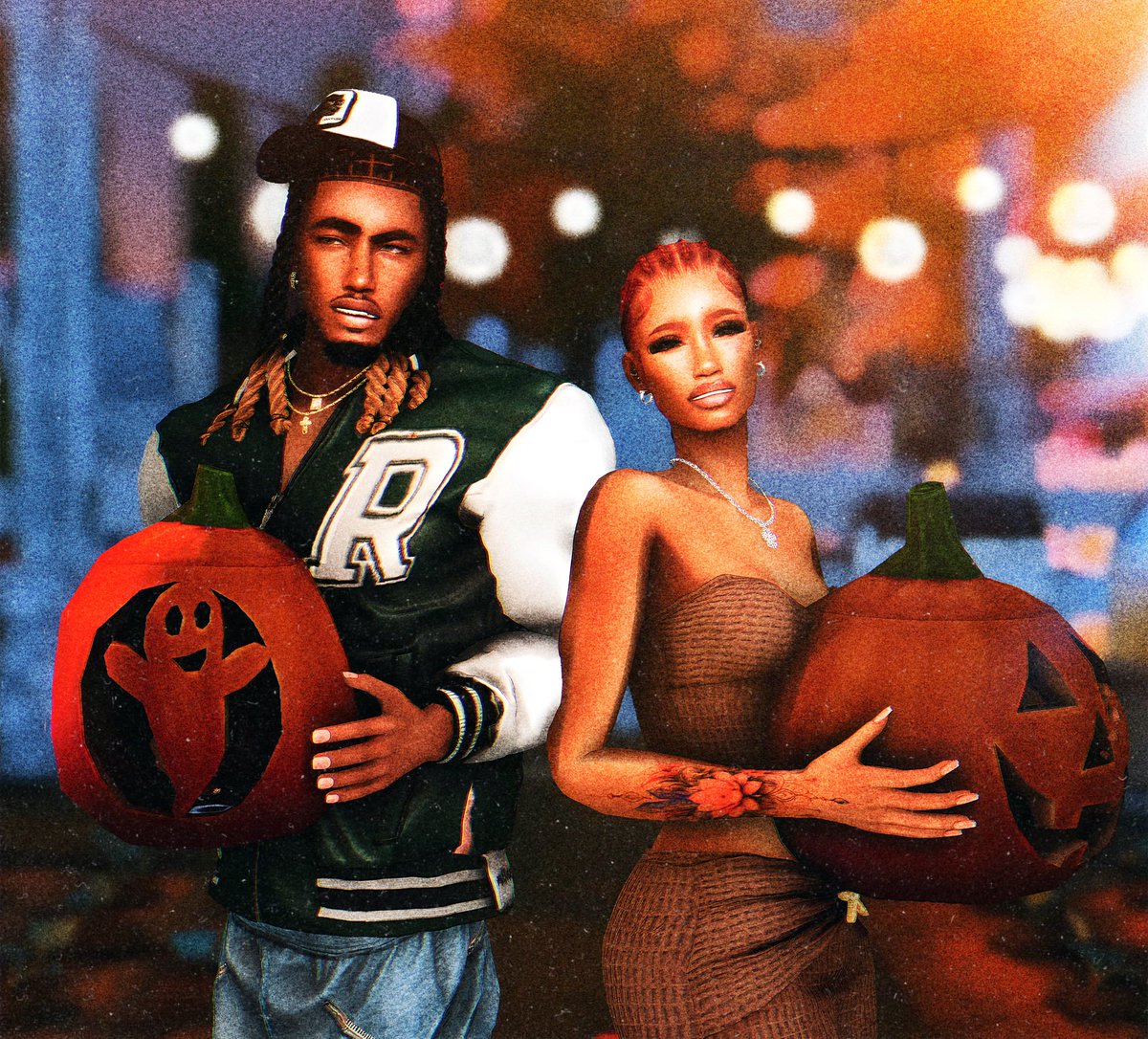 uceysims's tweet photo. pumpkin patch date 🍂 🎃#Sims4 #TS4 #TheSims4 https://t.co/7VsaCJtF2S