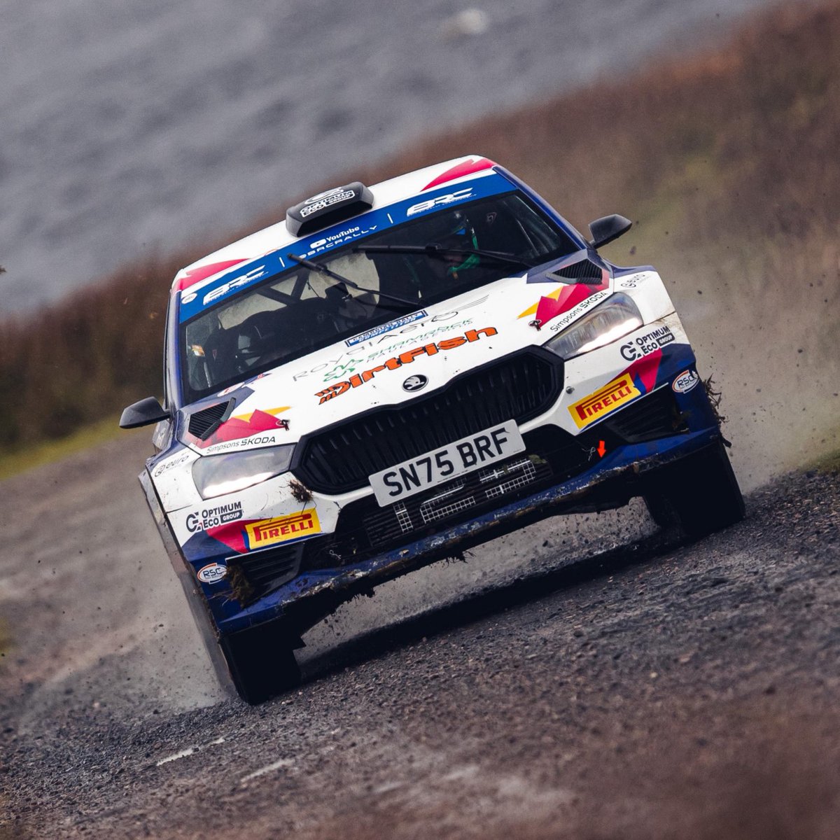 BRCrally's tweet photo. ๐ฅ McRae Magic
Fightback is ๐ for McRae who wins both stages out of service to close down the gap to leader Pryce to just 11.6s with three stages to go.
This is tense! ๐ณ
#BRCRally https://t.co/m6ZuQgZbAC