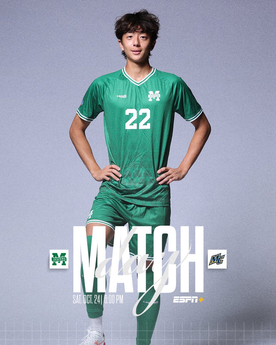 JaspersSoccer's tweet photo. Down the stretch in Andover 🚌

🆚: Merrimack
🏟️: Martone-Mejail Field
📍: North Andover, MA
🕕: 6 PM
💻: https://t.co/z9oqxC8OLZ (@ESPNPlus)
📊: https://t.co/vaCT5vhbxj

#GoJaspers | #JaspersSoccer 🟢⚪️ https://t.co/goTHu3TLF0