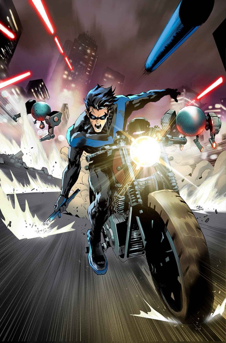 nightwingriah's tweet photo. Nightwing and Red Hood with their bike

@dextersoy https://t.co/UNjVhjp0pe