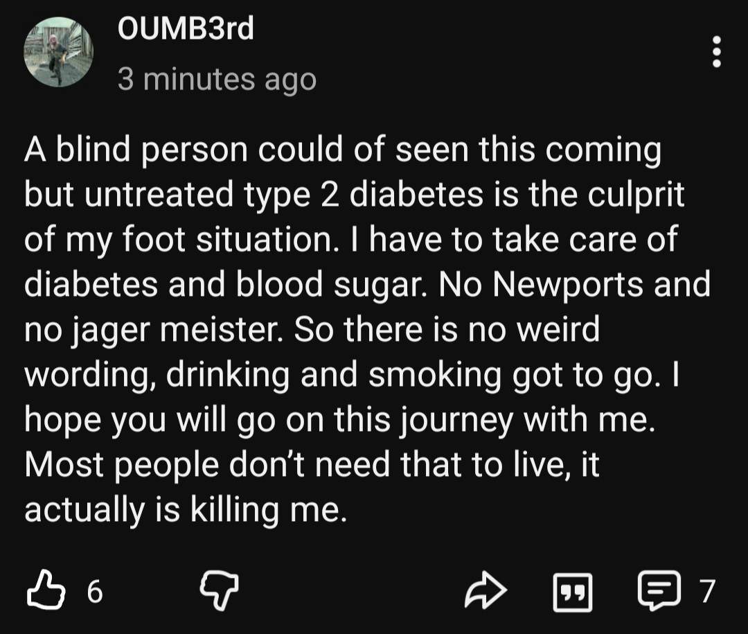 SlackerBluePod's tweet photo. Blade update: He finally wants to take his health seriously, so no more getting litty. https://t.co/3o03VvvsVY