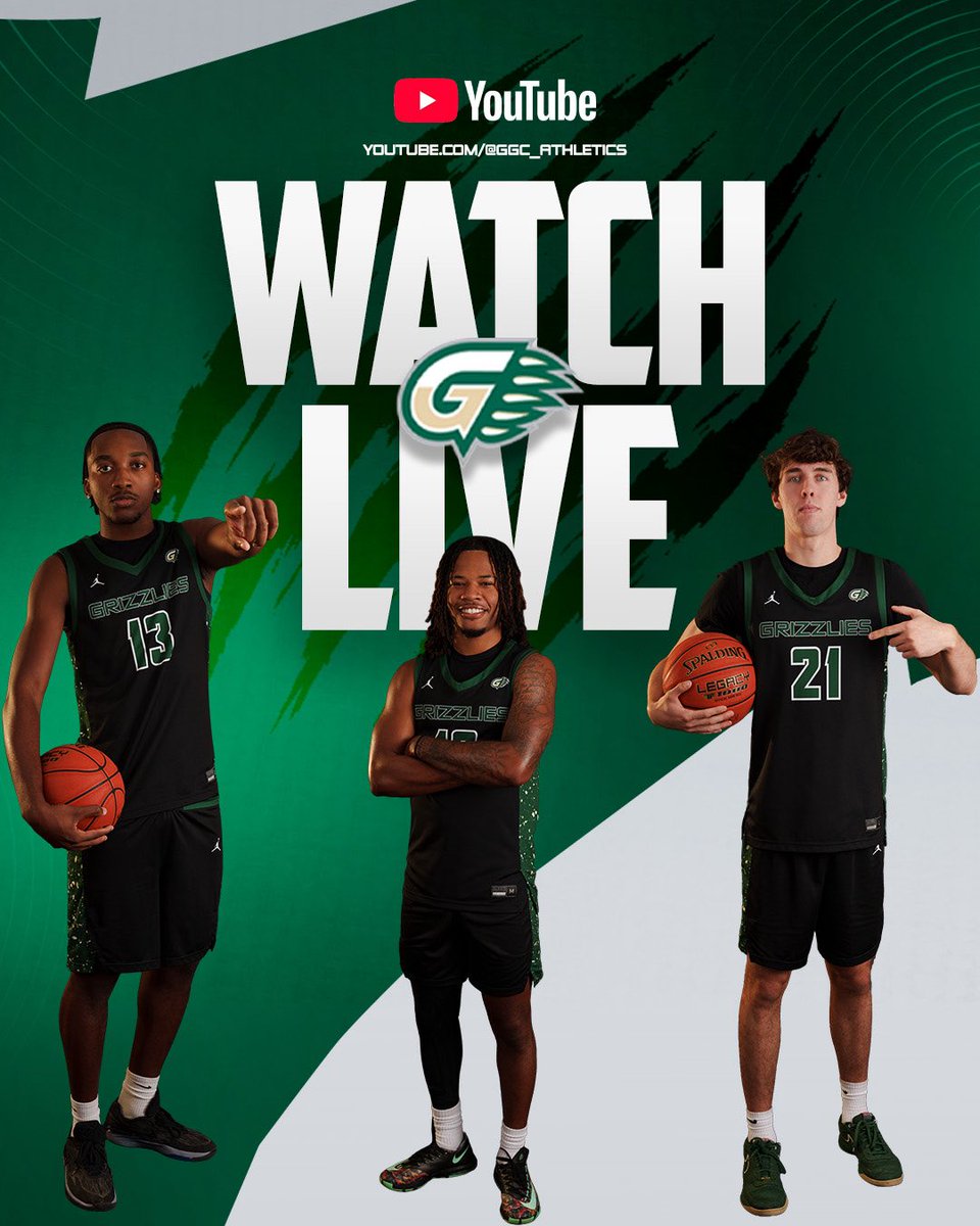 GGC_MBB's tweet photo. SATURDAY NIGHT! Grizzlies seek a 2-0 start to the season when they host Bryan (Tenn.) for Homecoming.

🏀 - 5 PM
📍 - Convocation Center
📺 (GDN on YouTube) - https://t.co/juI4rtxxOV
📊 - https://t.co/eFEAAWMMwW

#ClawsOut https://t.co/Xk8GQI9Vms