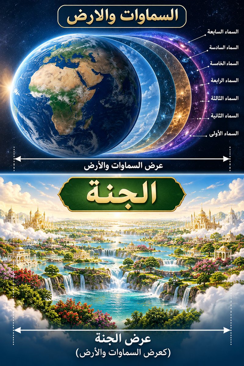 M__LYX's tweet photo. للتذكير :

﴿وَسَارِعُوا إِلَىٰ مَغْفِرَةٍ مِّن رَّبِّكُمْ وَجَنَّةٍ عَرْضُهَا السَّمَاوَاتُ وَالْأَرْضُ أُعِدَّتْ لِلْمُتَّقِينَ﴾ https://t.co/RVyKFDMtXy