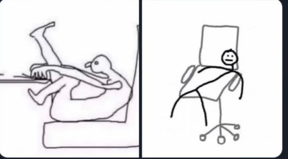 stfu_aayushiii's tweet photo. Software engineers: “My back hurts.”

Also software engineers: sits like this for 8 hours straight 😭 https://t.co/XHUKcSixqO