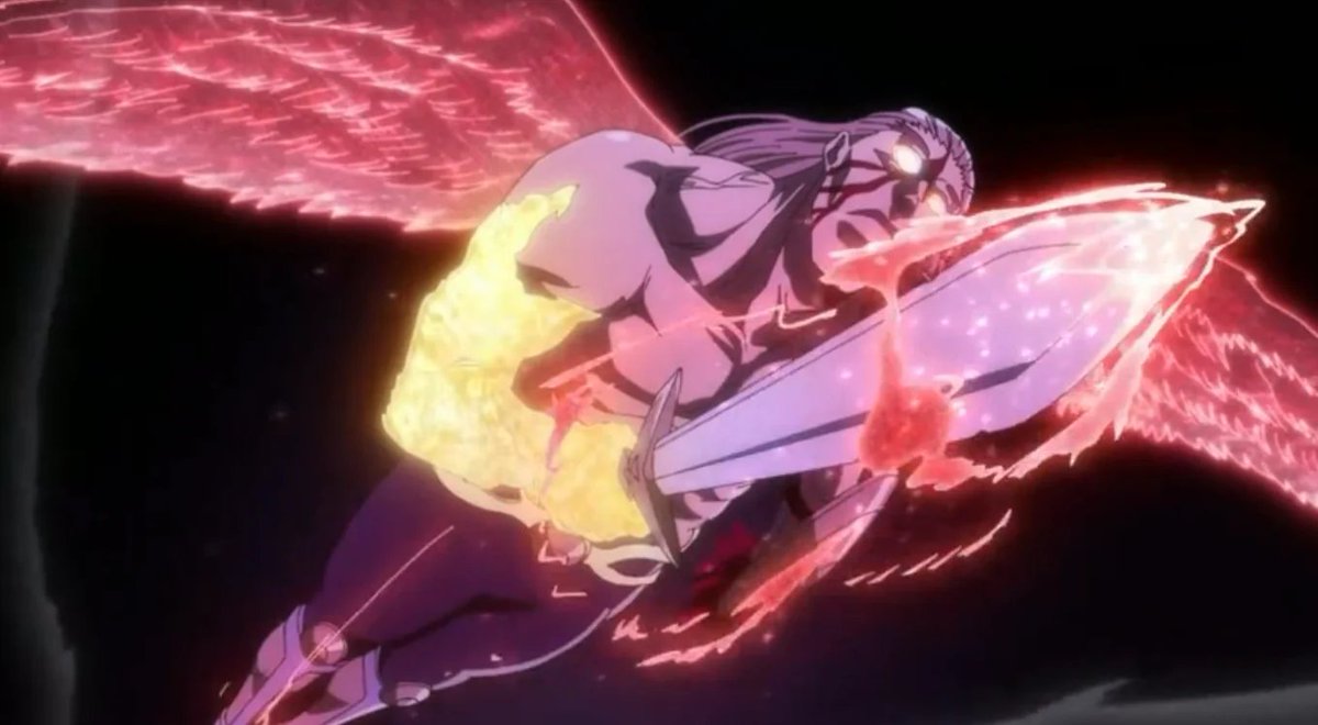 AnimeExplained_'s tweet photo. Gerard Valkyrie (Bleach) manifesting his Vollstandig Wings (Heiligen Fliegen) without Vollstandig reminds me of Madara Uchiha (Naruto) just using Susano'o without having any eyes

Meaning they don't need to have the base requiements activated to use abilities they already unlocked

Something in the back of my mind, I guess