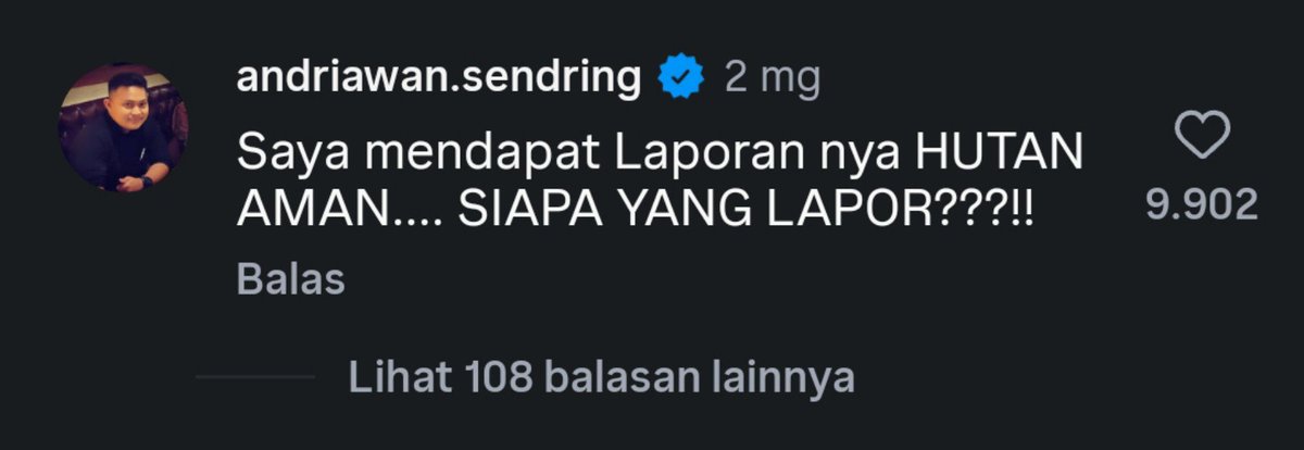 Dolo_Remi's tweet photo. @milkitaneon Coba buka komen di postingan IG pak pres, lucu njir https://t.co/lXs7dpUwzI
