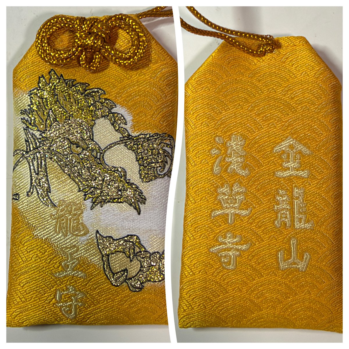 suzutokane's tweet photo. 【雨の浅草寺 参拝報告】　こんばんは！今日は雨でしたが、文庫屋大関の👛購入も目的に行ってまいりました🌿👏　雲が☁️下に降りてきて、スカイツリーが幻想的に見えました！

大関で🐉の👛を購入し、さらに以前から気になっていた🐉のお守りも購入できました。　最後に、普段混んでて入れなかった、くくりひめ珈琲であんみつもいただきました😋　雨で人出が少なかったぶんお得でした！

📍 浅草寺（東京都台東区）／浅草駅から徒歩5分

推古天皇36年（628）の早朝のこと。隅田川で漁をしていた兄弟の網に、一躰の観音像がかかったのが始まりなんだとか。御本尊は聖観世音菩薩。大化元年（645）から絶対秘仏で、住職でさえお姿を拝まないそうです。

🏛️ 二天門（重要文化財・慶安2年）
🌿 伝法院庭園（国の名勝・伝小堀遠州作）
🏯 六角堂（都指定文化財・都内最古の木造建造物）

🗓️ 10/29(木) 写経供養会（本堂 10:00・14:00）
🏮 10/30(金)〜11/3(火・祝) 本堂・宝蔵門のプロジェクションマッピング（18:00〜21:30・無料）
🌿 同じ5日間 伝法院庭園・絵馬堂の特別拝観（前売2,300円）

🔗 https://t.co/D0XmW5AbUC

#東京都 #台東区 #聖観世音菩薩 #お寺巡り #重要文化財 #浅草 #浅草寺