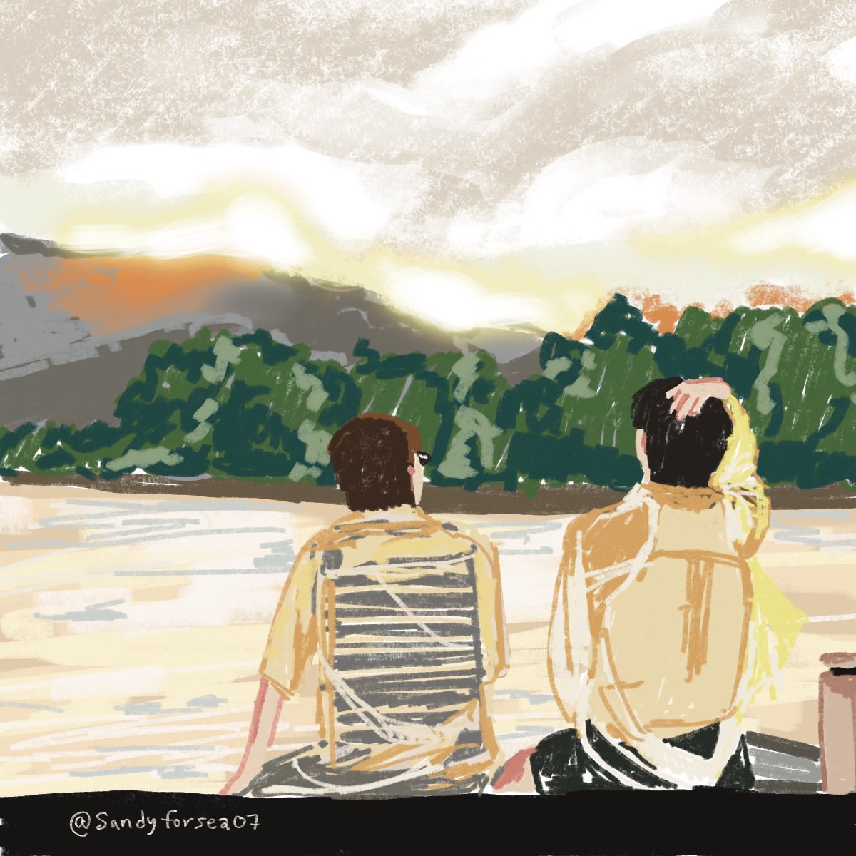 Sandyforsea07's tweet photo. removing AI from your feed with 4 of my illustrations☁️🌸 https://t.co/Y6pR8IKSP7