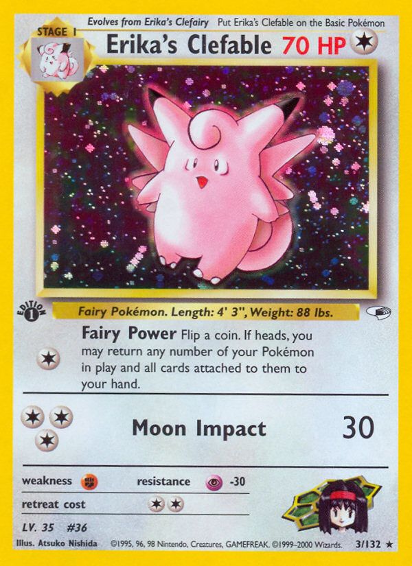 PokeWhales's tweet photo. You can only keep one of Erika's cards. Which one? https://t.co/017VpVNcu6
