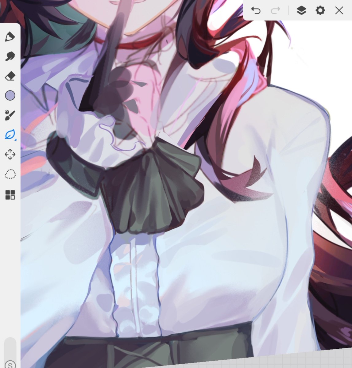 Nulli_listra's tweet photo. Wip commission~~~ What price should I set for a commission like this?🫪
#art #wip #commissionart #commission #moots #artmoots https://t.co/T1Ikq0x5UQ