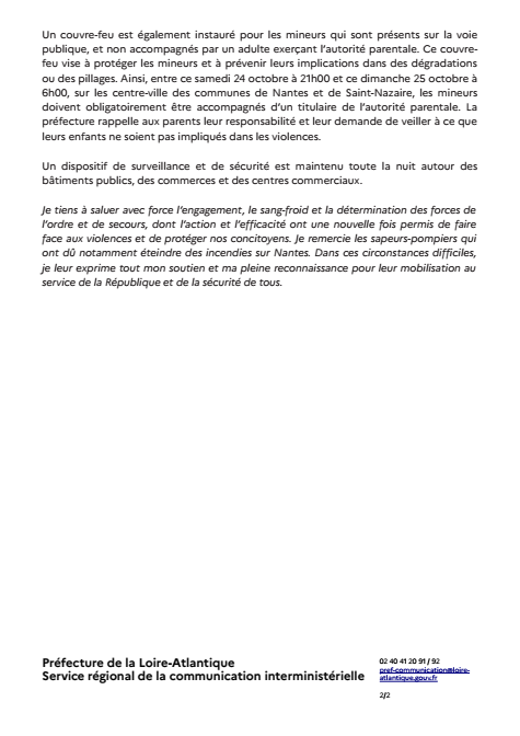 Prefet44's tweet photo. #Information | Le Préfet de la Loire-Atlantique Laurent Hottiaux communique ⬇️ https://t.co/ioaS5h9S51