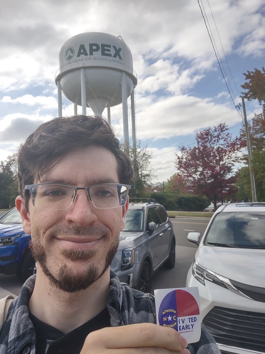 Kordon4Liberty's tweet photo. Because #ApexNC was the strongest supporters of my 2024 campaign for office, and because they foresaw the problems we currently experience, I  choose your town to vote early. A beautiful place to visit. #NCPol https://t.co/sS43LC6m9x