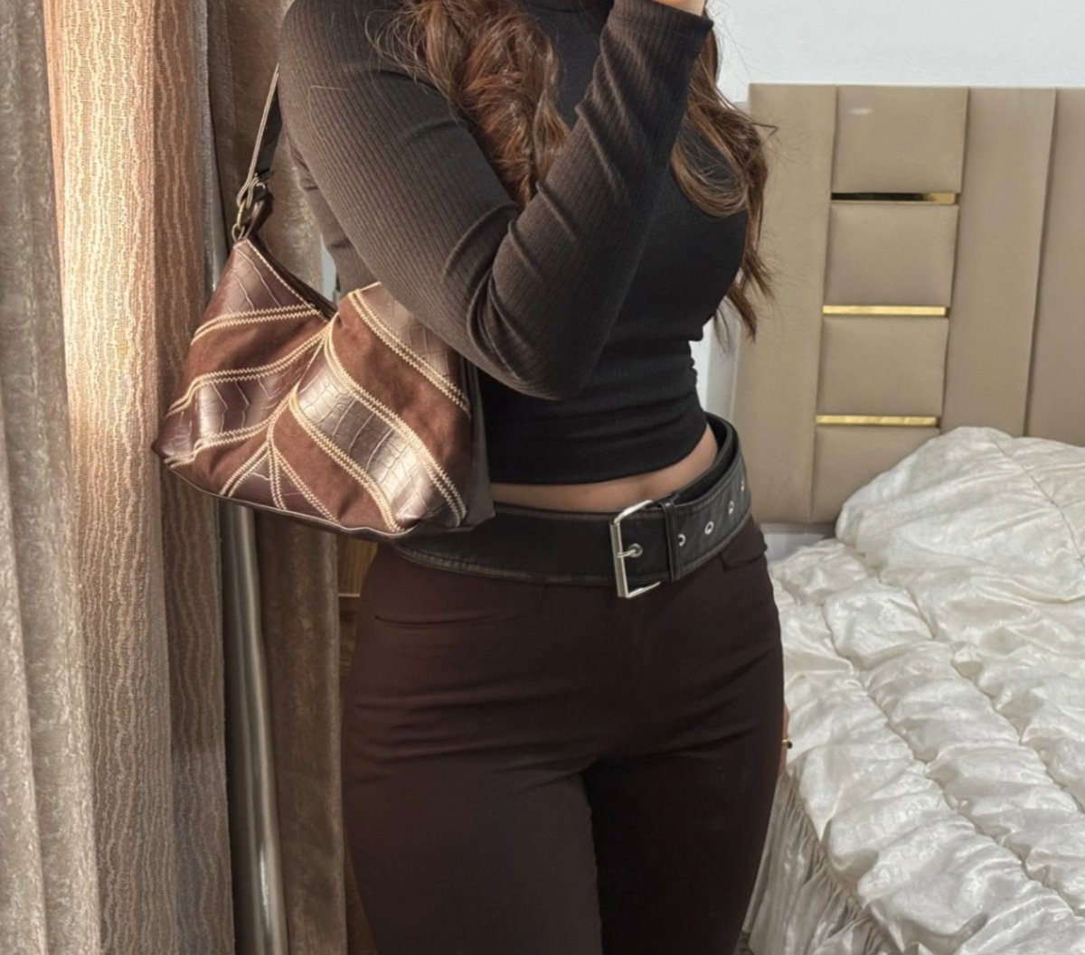 onamissionhh's tweet photo. Today's outfit 🤎 I'm so into brown these days 🚬 https://t.co/qn7Uruqepo