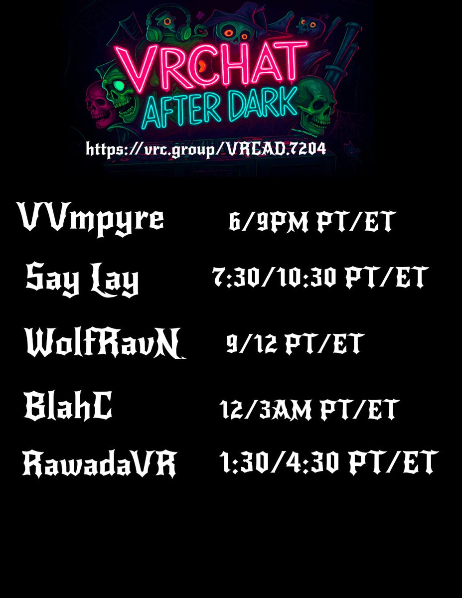 WolfRavnStudios's tweet photo. Tonight at After Dark Saturday! https://t.co/SGN4ZfmUcy