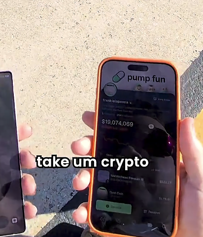 BoltricksDev's tweet photo. @frankie_lapenna video went giga viral of him using the pump app 

this is the biggest normie video we have of someone using the pump app.

his OG coin he is getting no fees and has no supply

check his wallet: Fsg6Lyiq6kAeYyvwZk7hwtQyyKukZ1KUGnSfrjd6YVwG

A new gyat coin which is what he used as payment in the video + 10% of supply to him 

https://t.co/zAgeXEyw8d