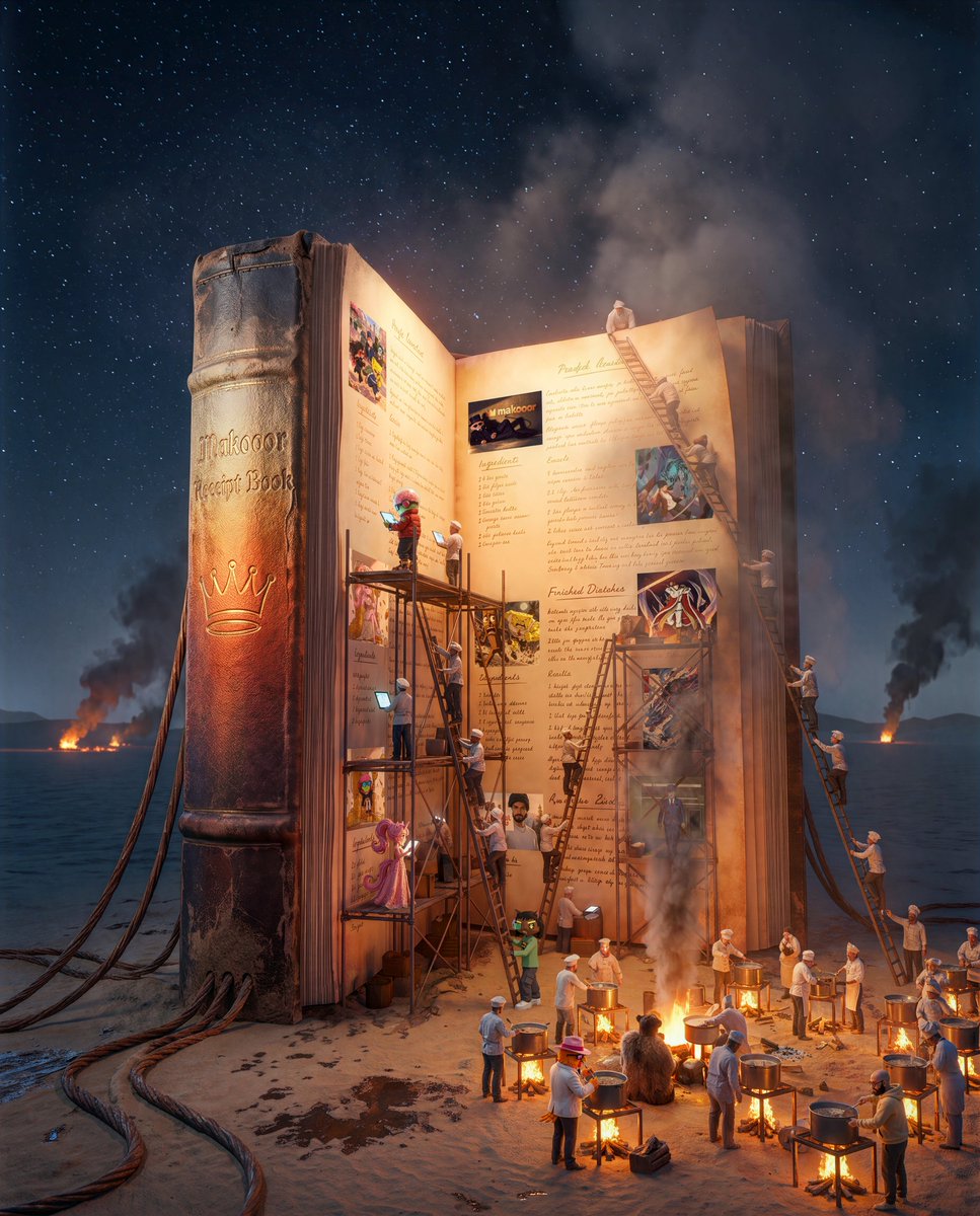 stratavax's tweet photo. STRATA. DAILY #002: THE MAKOOOR RECIPE BOOK

The market crashed. The recipes didn’t.

A book taller than the smoke, built by the community one recipe at a time.

1/1 · 1 AVAX · first wallet to mint it keeps it.

https://t.co/Y7dS8eeL7D https://t.co/x4VZQqm0ya