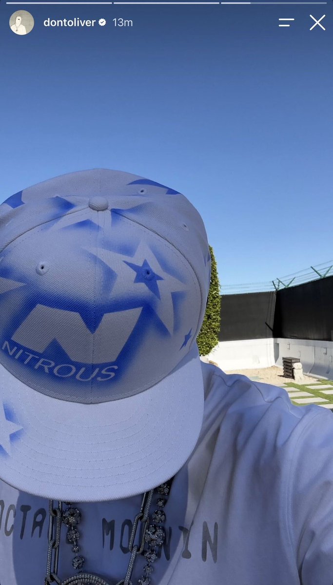 Rap's tweet photo. Don Toliver teases more 'NITROUS' merch via IG 📸 https://t.co/UyGjdc97I6