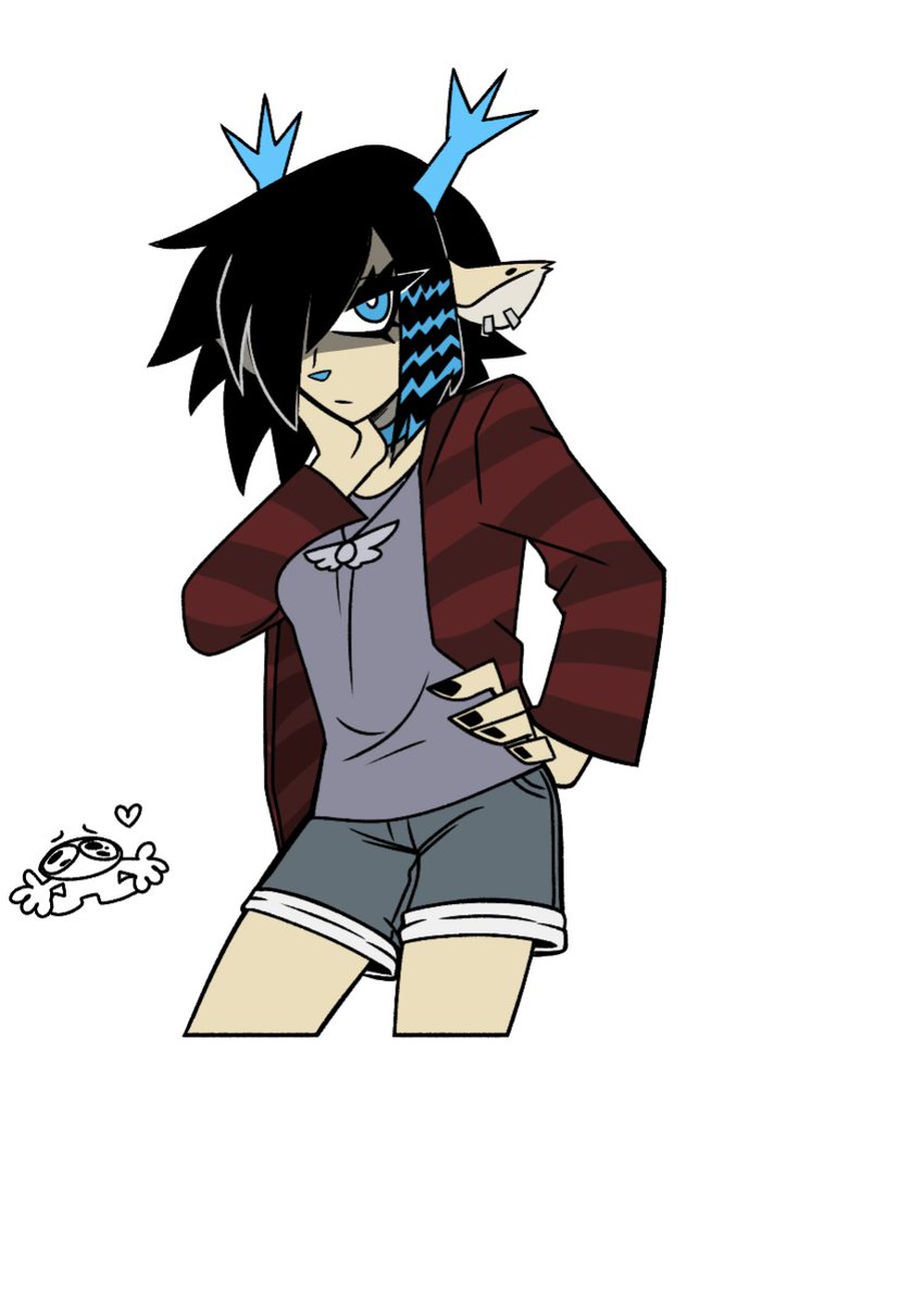 Fish_san_XD's tweet photo. It's for @catcow_draws designed december.
请原谅我擅自画了，因为这个设计看着实在是太棒了所以忍不住，包括kress https://t.co/IAmQlAeW0d