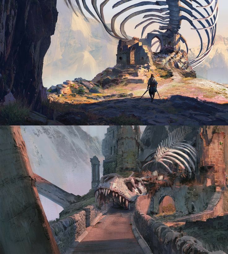 pmamtraveller's tweet photo. A concept piece titled ‘The Griffin's Nest’ by artist Airi Pan, which won the Student Environment Concept Winner award at the 2019 Concept Art Awards. https://t.co/hAIAkzDJyq