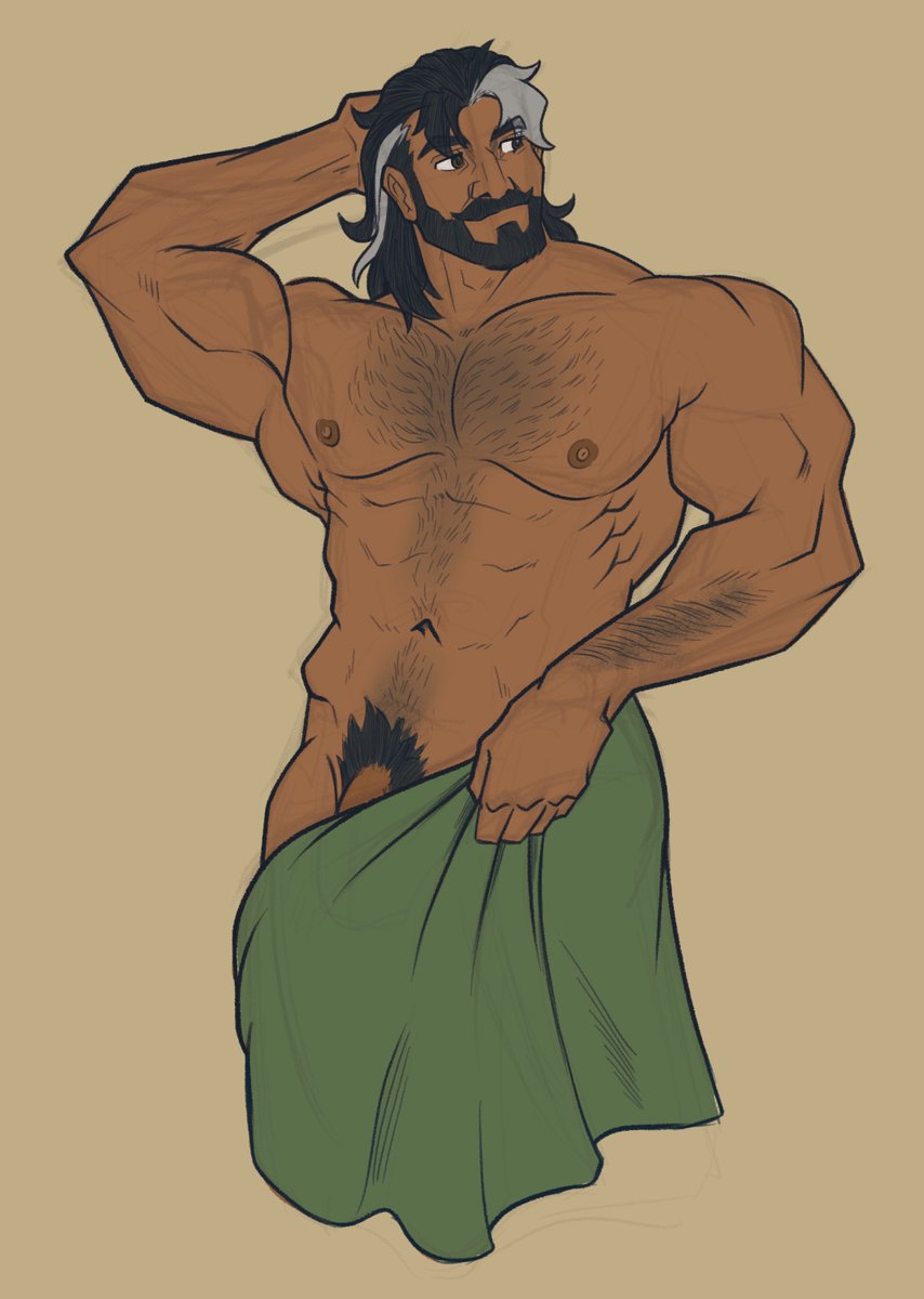 KorgIronclaw's tweet photo. By popular demand (Me. I am the popular demand) I had to make an edit of my previous piece but with his hair down because sweet Raava this man is gorgeous.

#Karthik https://t.co/NfEpKSJMox