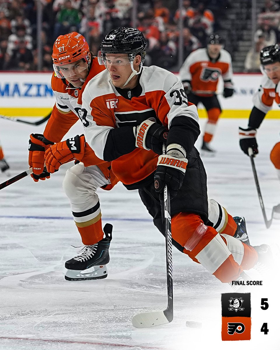 NHLFlyers's tweet photo. Final. #ANAvsPHI https://t.co/Sc5plJ2bYd