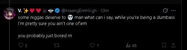 IsitStillGoodt's tweet photo. @/HaangEmHiigh is a person that hundreds of people in the IWC and multiple wrestlers follow. He publicly advocates for murder and political assassination, and thinks people deserve to die because of opinions. They're followed by people like Ilja Dragunov and Cody Rhodes, etc. https://t.co/6htRCvAELJ