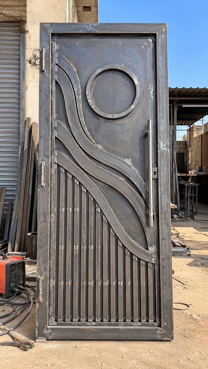 naijaratee's tweet photo. Just finished working on this custom metal door project, Transforming raw iron into an elegant emerald and gold masterpiece is always so satisfying.  Hard work truly pays off in the end.i hope you love the design also. https://t.co/uZEWrBzFNt