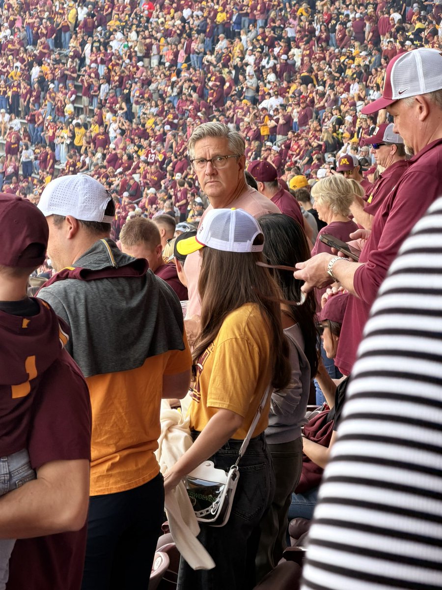 GopherHole's tweet photo. Future NBA World Champion winning HC Chris Finch getting his Ski-U-Mah on today after a great 2-0 start for the #TWolves! #Finchy ❤️’s #Gophers
📷: TR https://t.co/FzETa3XVak