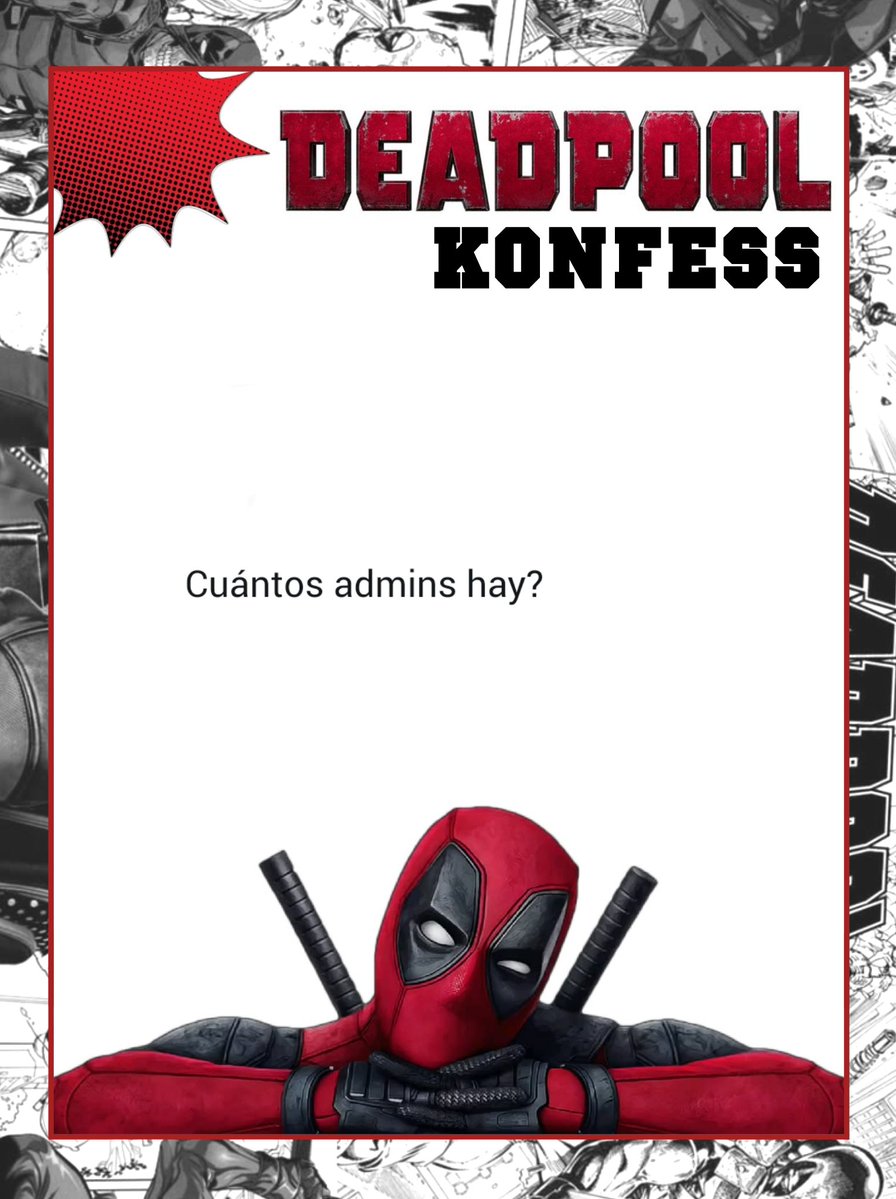 deadkonfess's tweet photo. ㅤㅤ
ㅤㅤ 🔫   :  Buena pregunta, anon, solo hay un admin y soy yo :3 aunque probablemente reclute más admins más adelante.
ㅤㅤ https://t.co/fFjPeMZ7Nh